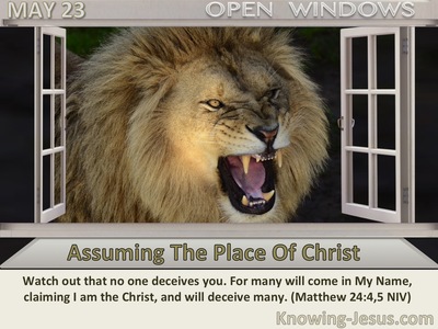 Assuming The Place Of Christ